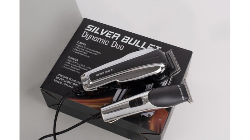 Silver Bullet Dynamic Duo Hair Clipper & Trimmer Set